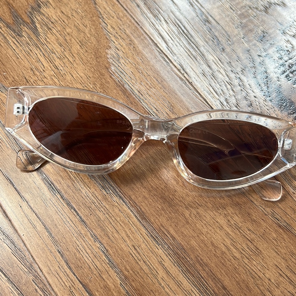 Transparent Tortoise Sunglasses